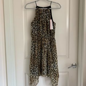 NWT Aqua Asymmetrical Hem Dress